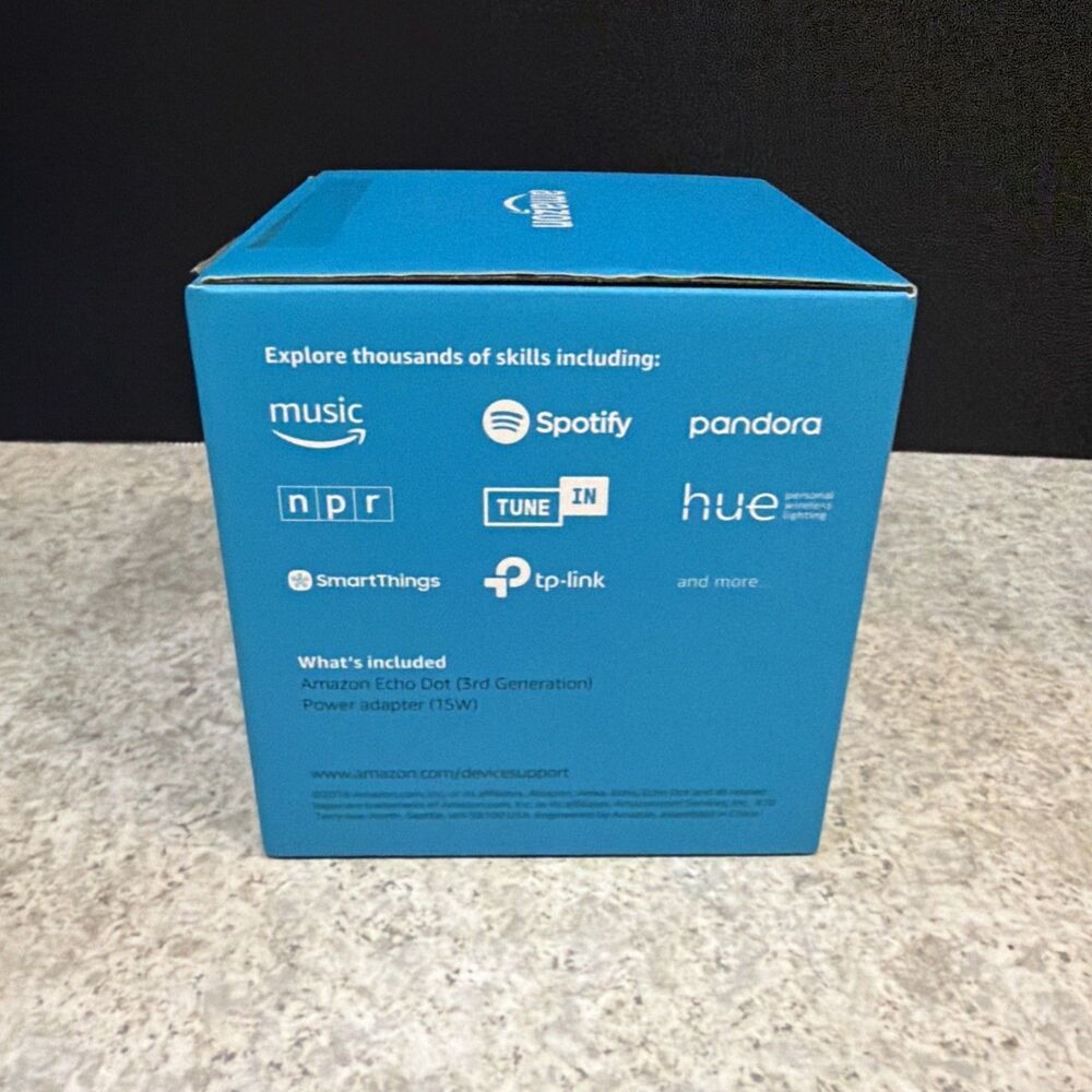 New-Amazon-Echo Dot-Charcoal-3rd Gen- W/ Alexa Voice Control-Free Shipping!!!!!! - Picture 2 of 5